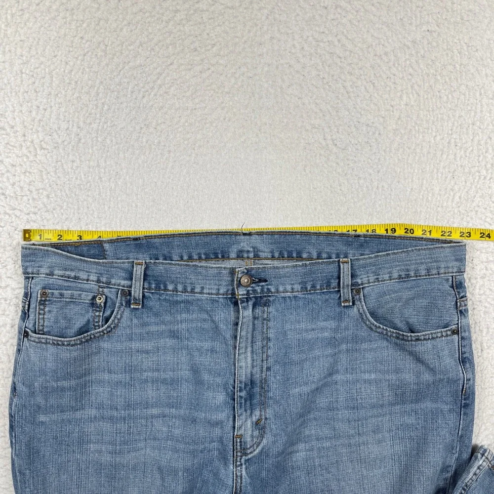 Levi's 569 Loose Straight Jeans Mens 44x30 (Fit 44x27) Light Denim Casual